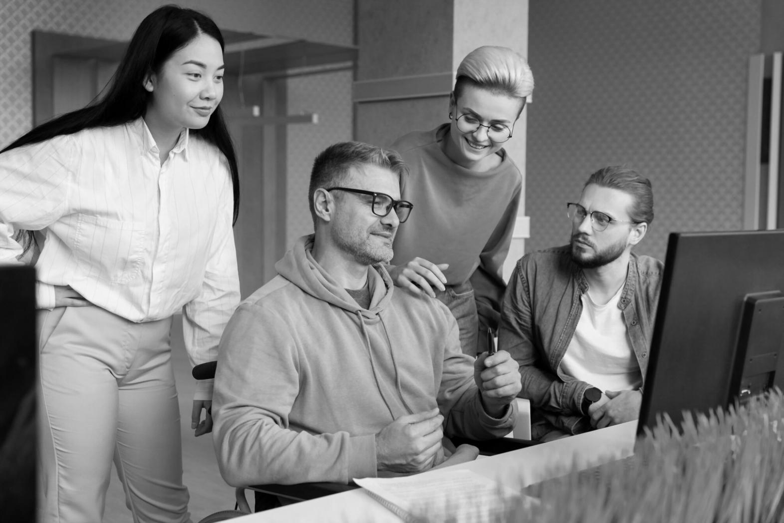 Professional English communication training environment